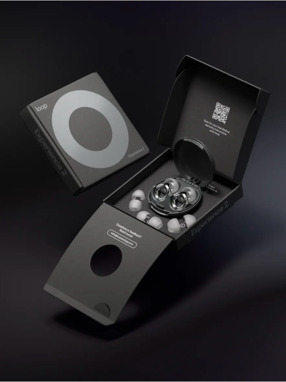 Loop Experience 2 Silver Earbuds NIB - Picture 3 of 9